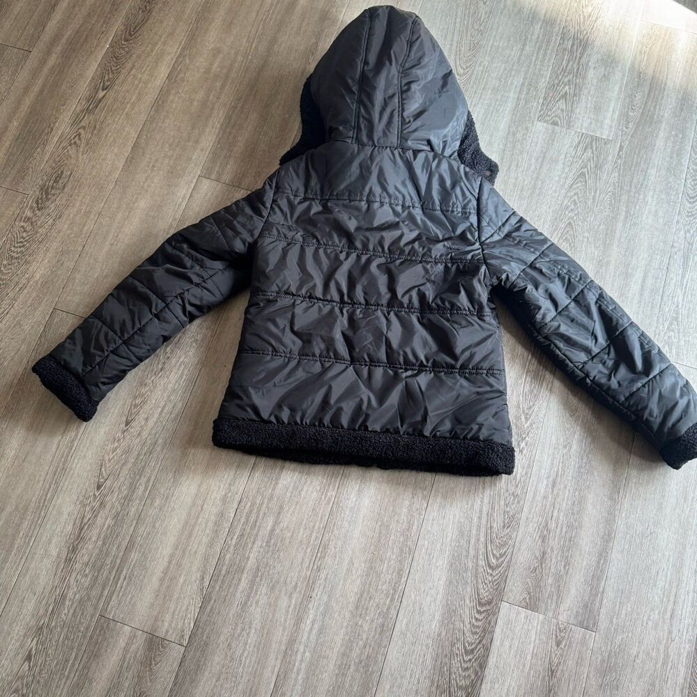 Maralyn & Me Hooded Black Puffer Jacket Quilted Women’s (Junior) Size M - Picture 16 of 16